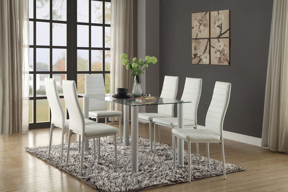 Florian Dining Table, Glass Top