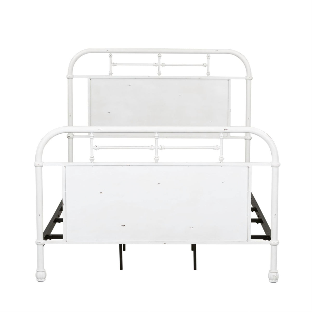 Vintage Series Twin Metal Bed - Antique White