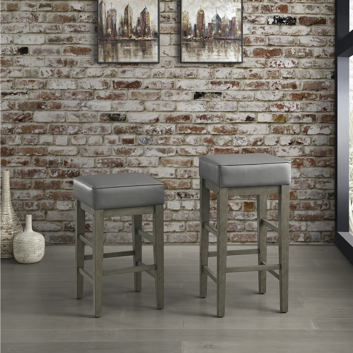 Pittsville Counter Height Stool - Gray