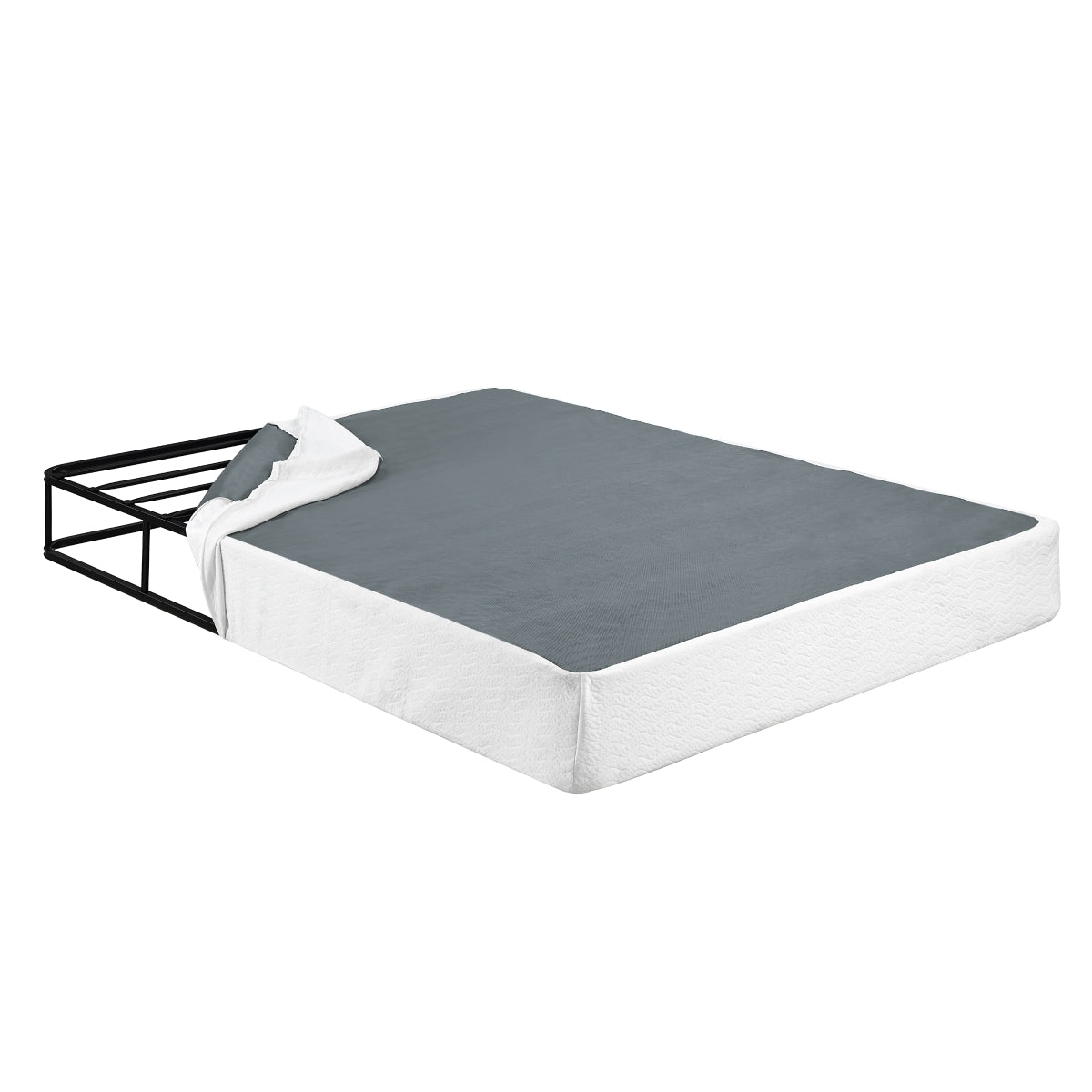 Perrin Full Mattress Foundation - White