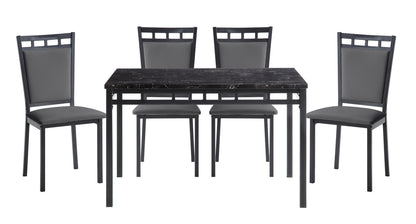Side Chair, Gray (4 In 1 Box)