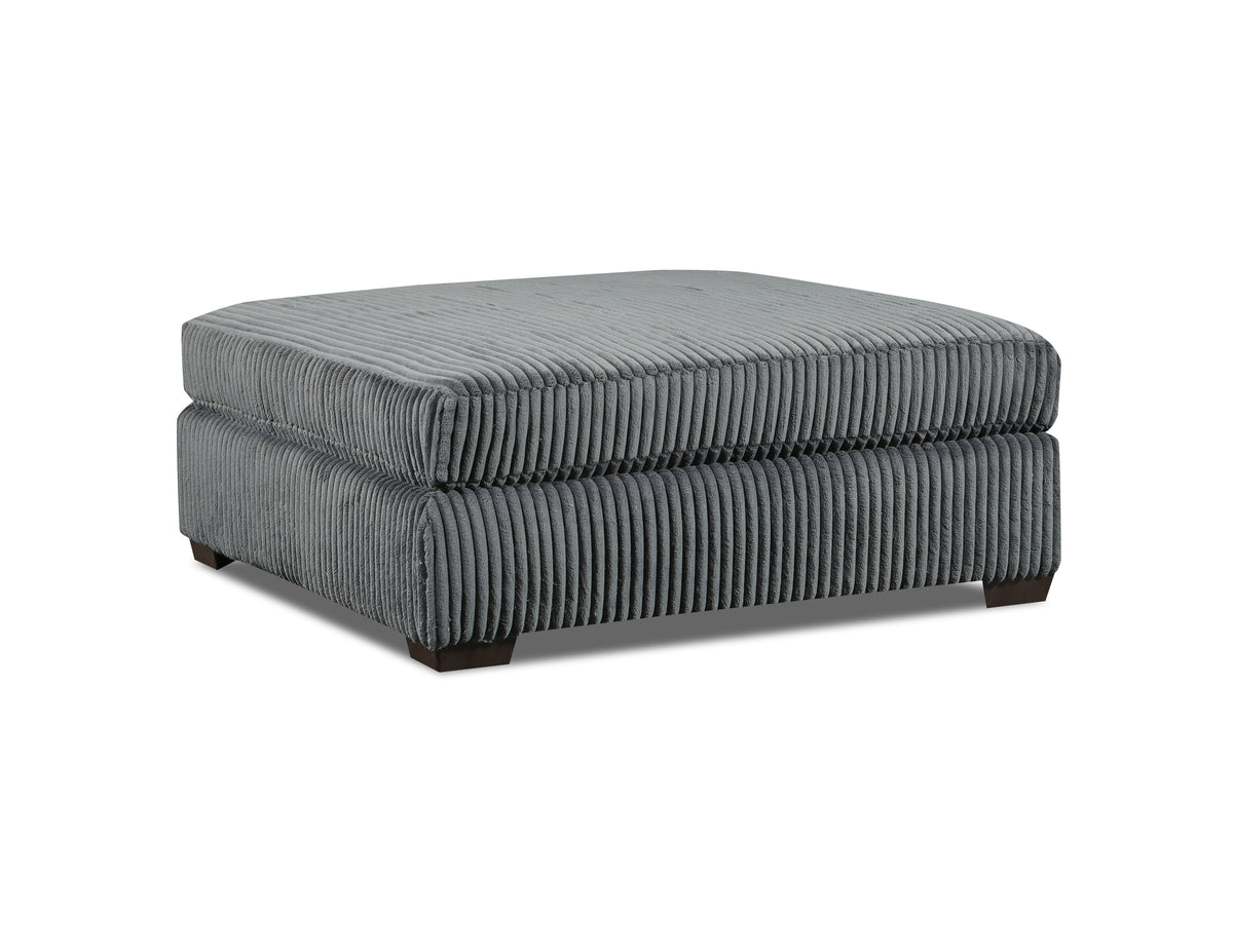Libby Ottoman (Charcoal)