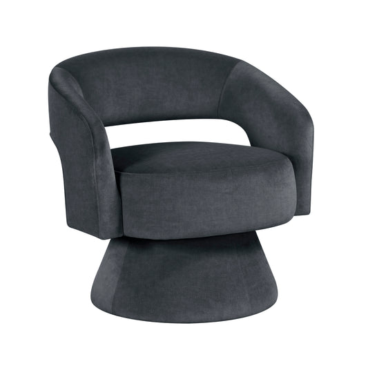 Lavon Swivel Chair - Dark gray