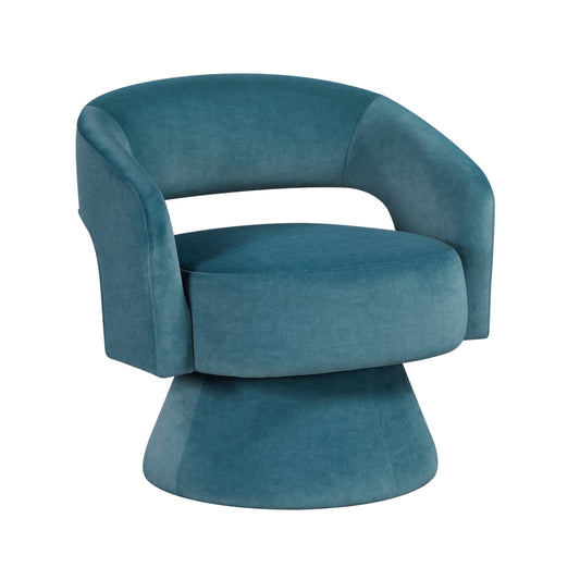 Lavon Swivel Chair - Dark Teal