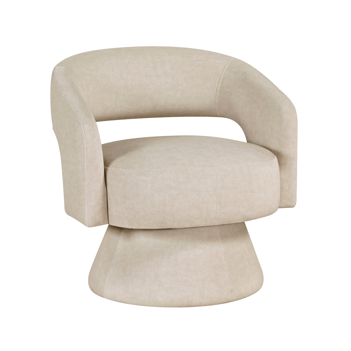 Lavon Swivel Chair - Taupe