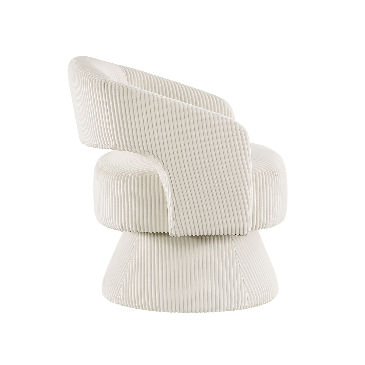 Upton Swivel Chair - Beige