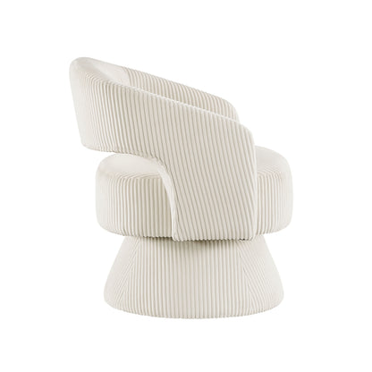 Upton Swivel Chair - Beige