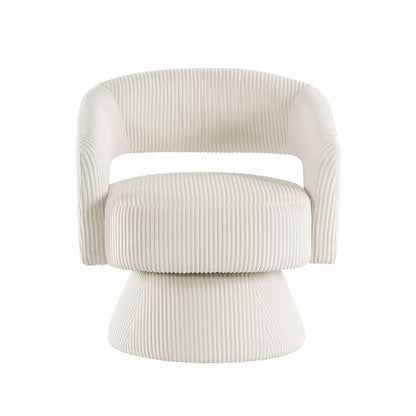 Upton Swivel Chair - Beige