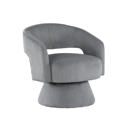Upton Swivel Chair - Dark gray