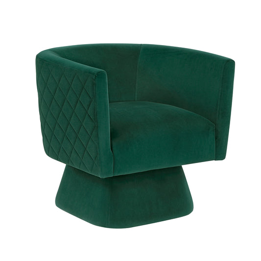 Candace Swivel Chair - Green