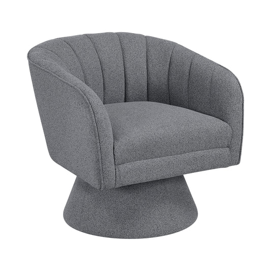 Eve Swivel Chair - Dark gray