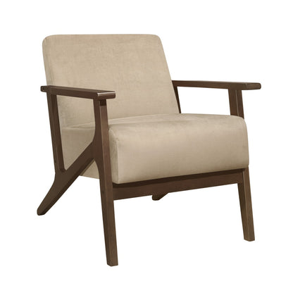 August Accent Chair - Light brown
