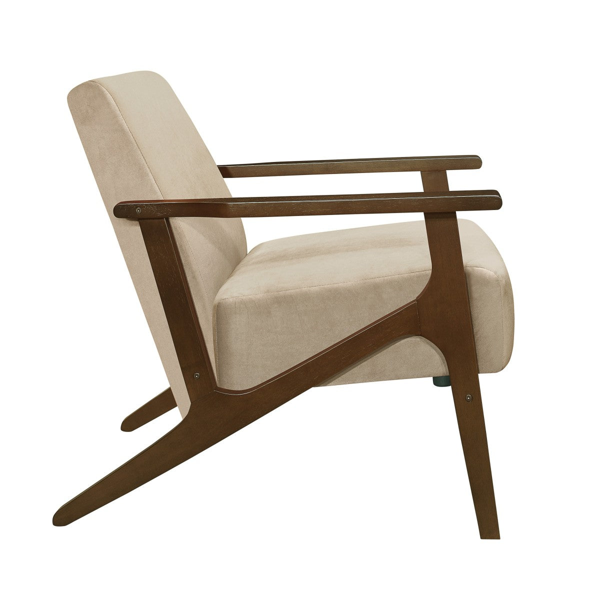 August Accent Chair - Light brown