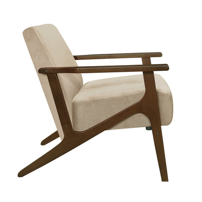 August Accent Chair - Light brown