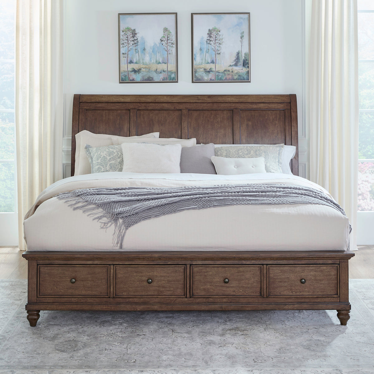 Twin Lakes King Storage Bed