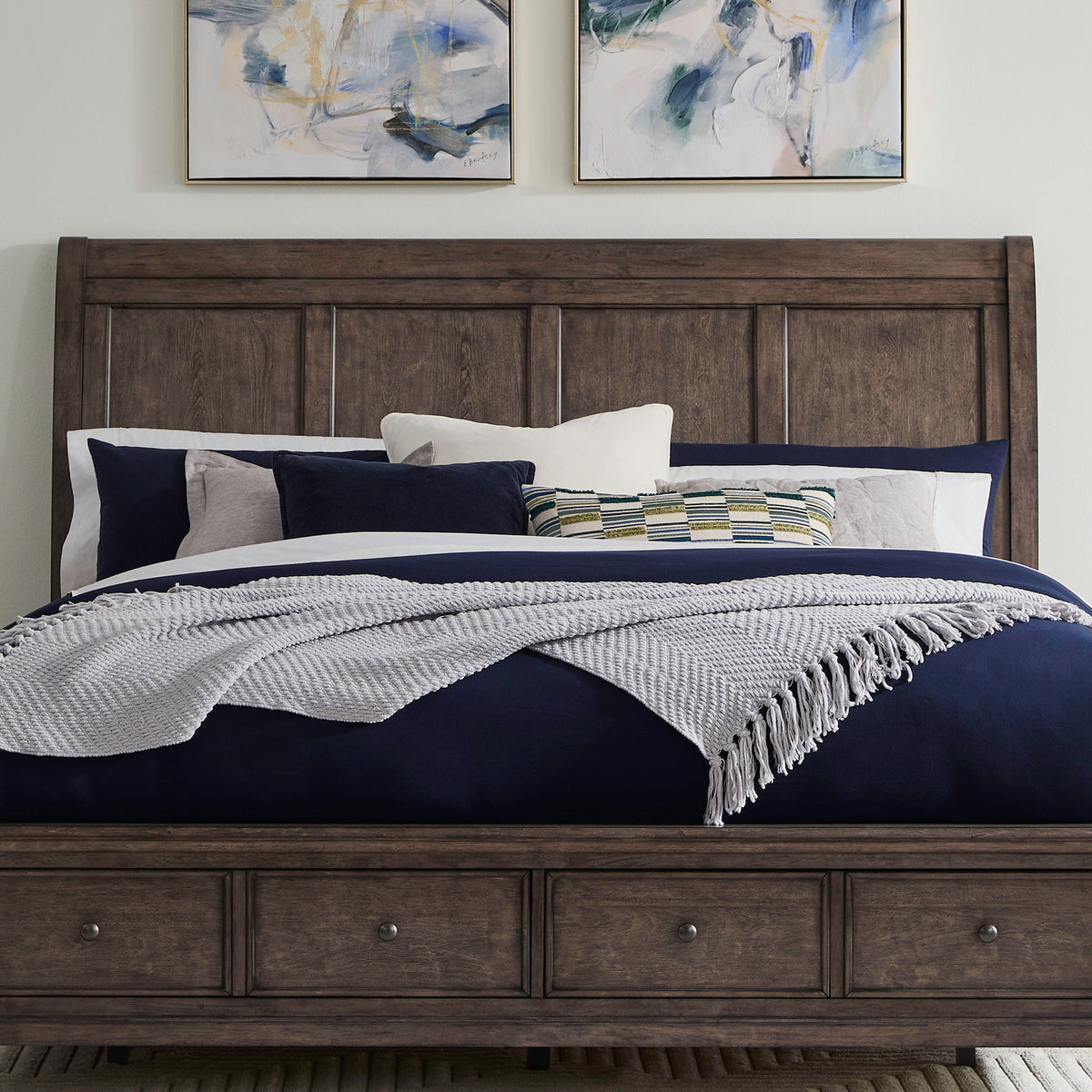 Twin Lakes King Sleigh Headboard
