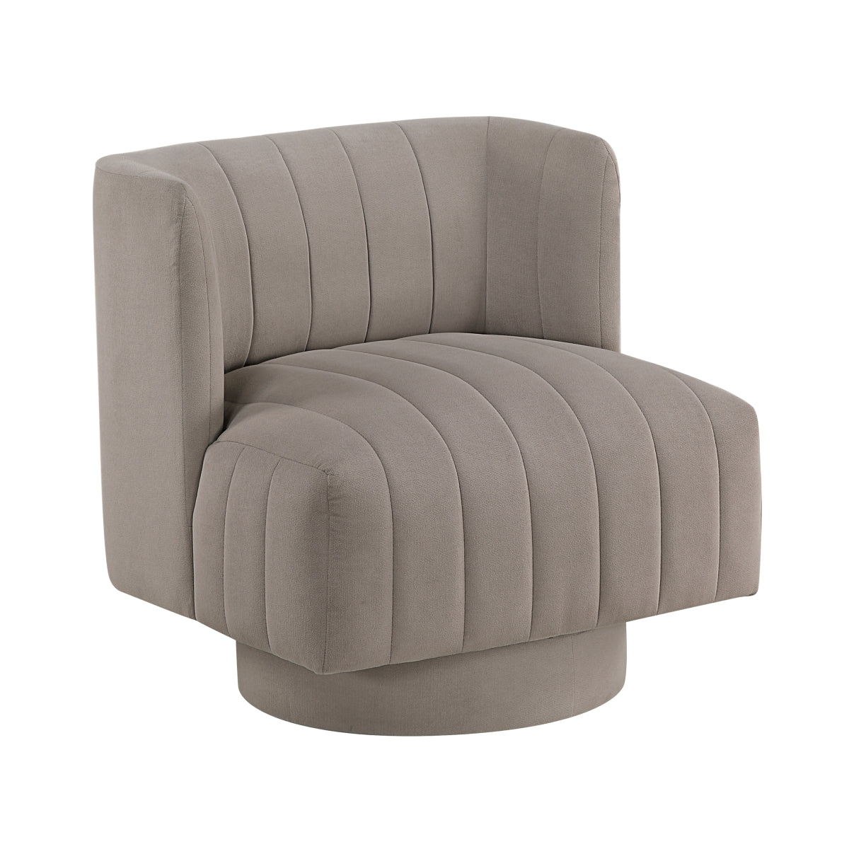 Joyce Swivel Chair - Taupe