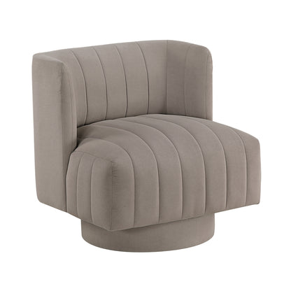 Joyce Swivel Chair - Taupe