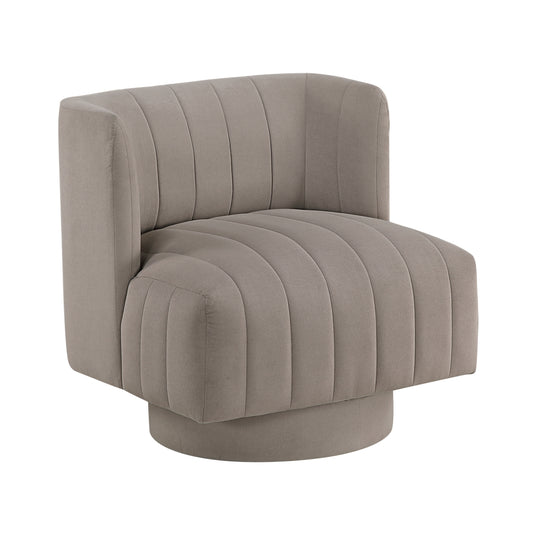 Joyce Swivel Chair - Taupe