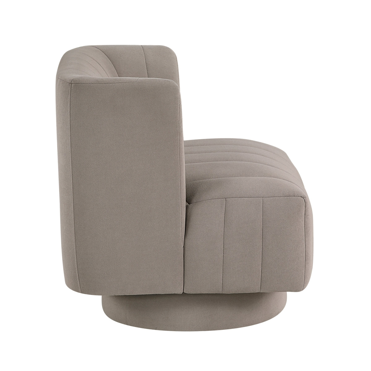 Joyce Swivel Chair - Taupe