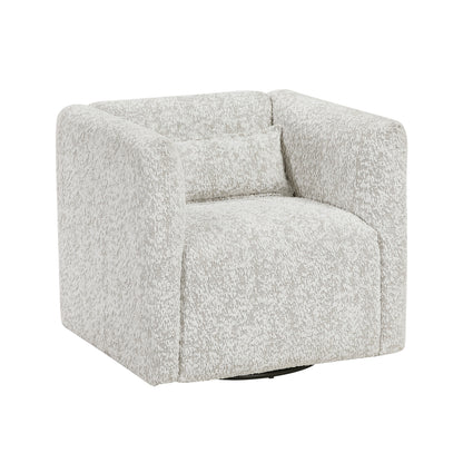 Vienna Swivel Chair - Beige