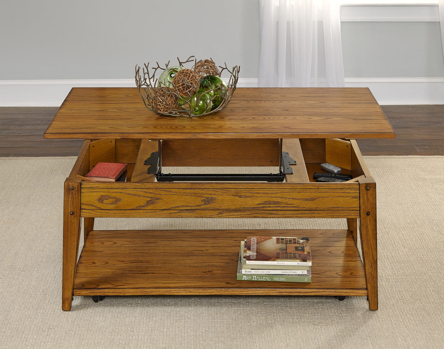 Lake House Lift Top Cocktail Table