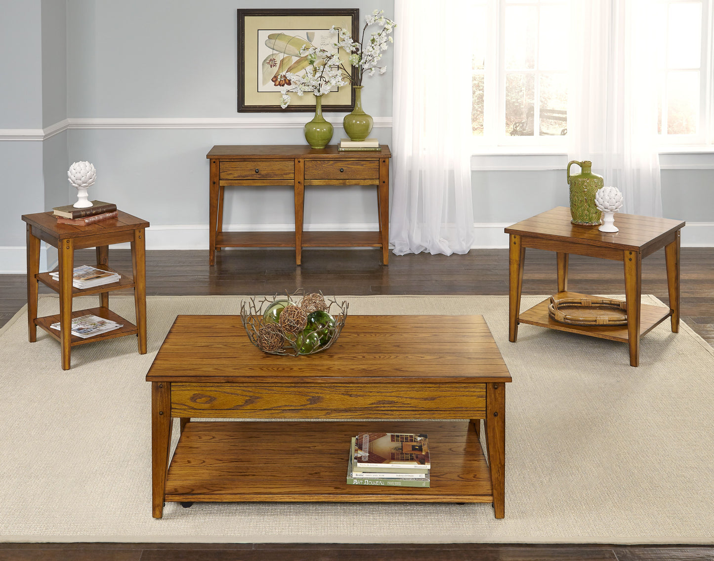 Lake House Tiered Table