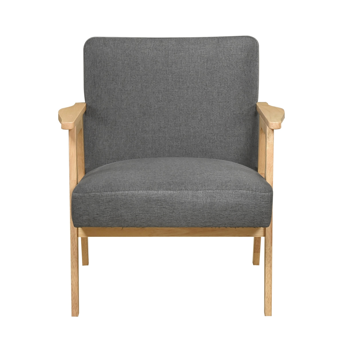 Omara Accent Chair - Dark gray (1106NADG-1)