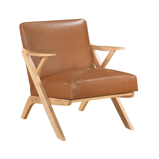 Gideon Accent Chair - Brown (1107NABRW-1)