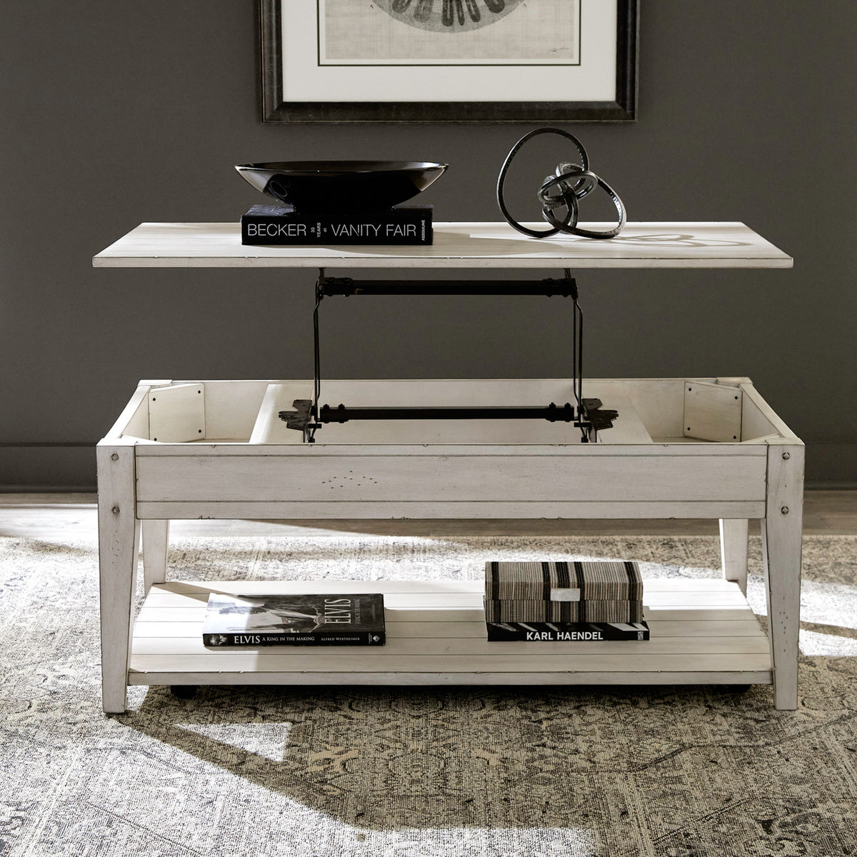 Lake House Lift Top Cocktail Table