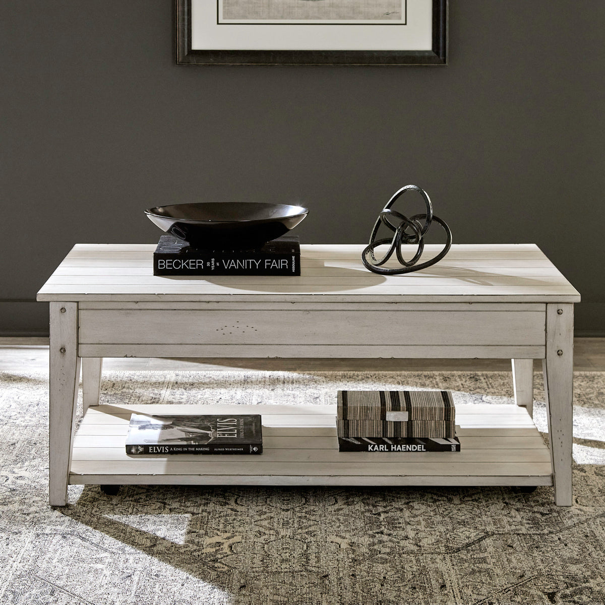 Lake House Lift Top Cocktail Table