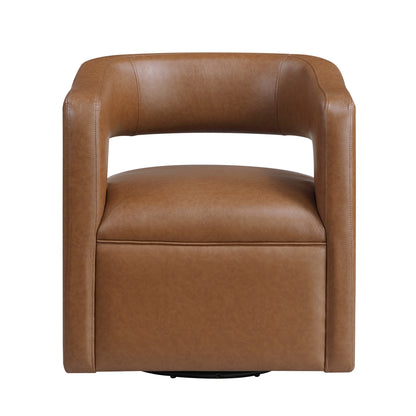 Sawyer Swivel Chair - Camel