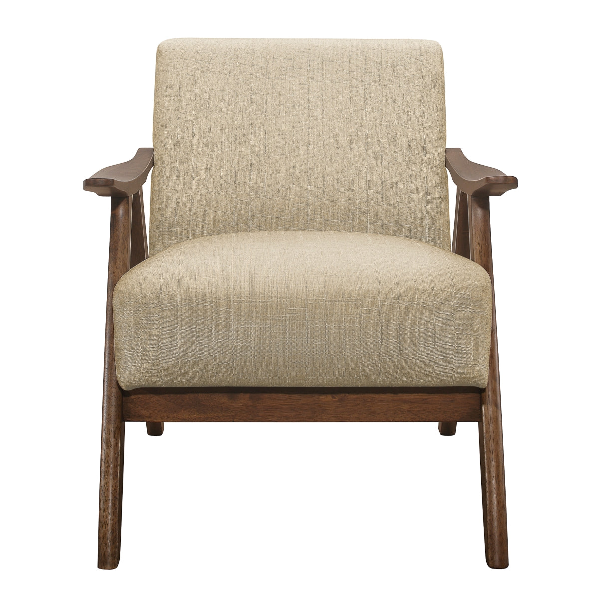 Damala Accent Chair - Light brown
