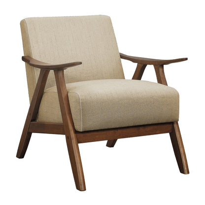 Damala Accent Chair - Light brown
