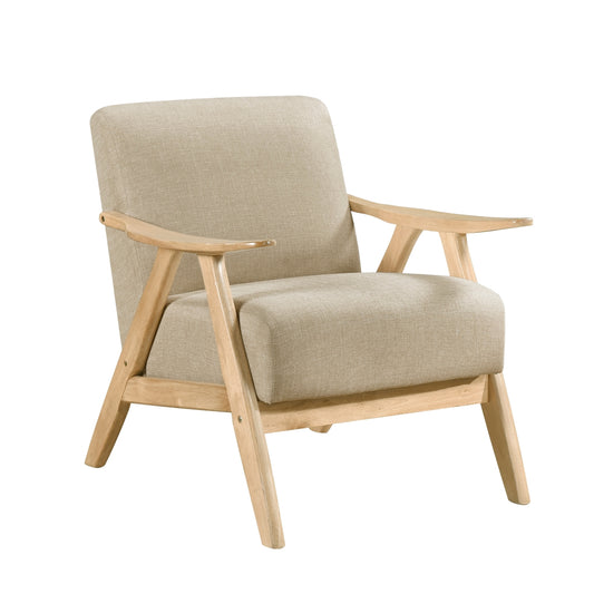 Damala Accent Chair - Light brown (1138NABR-1)