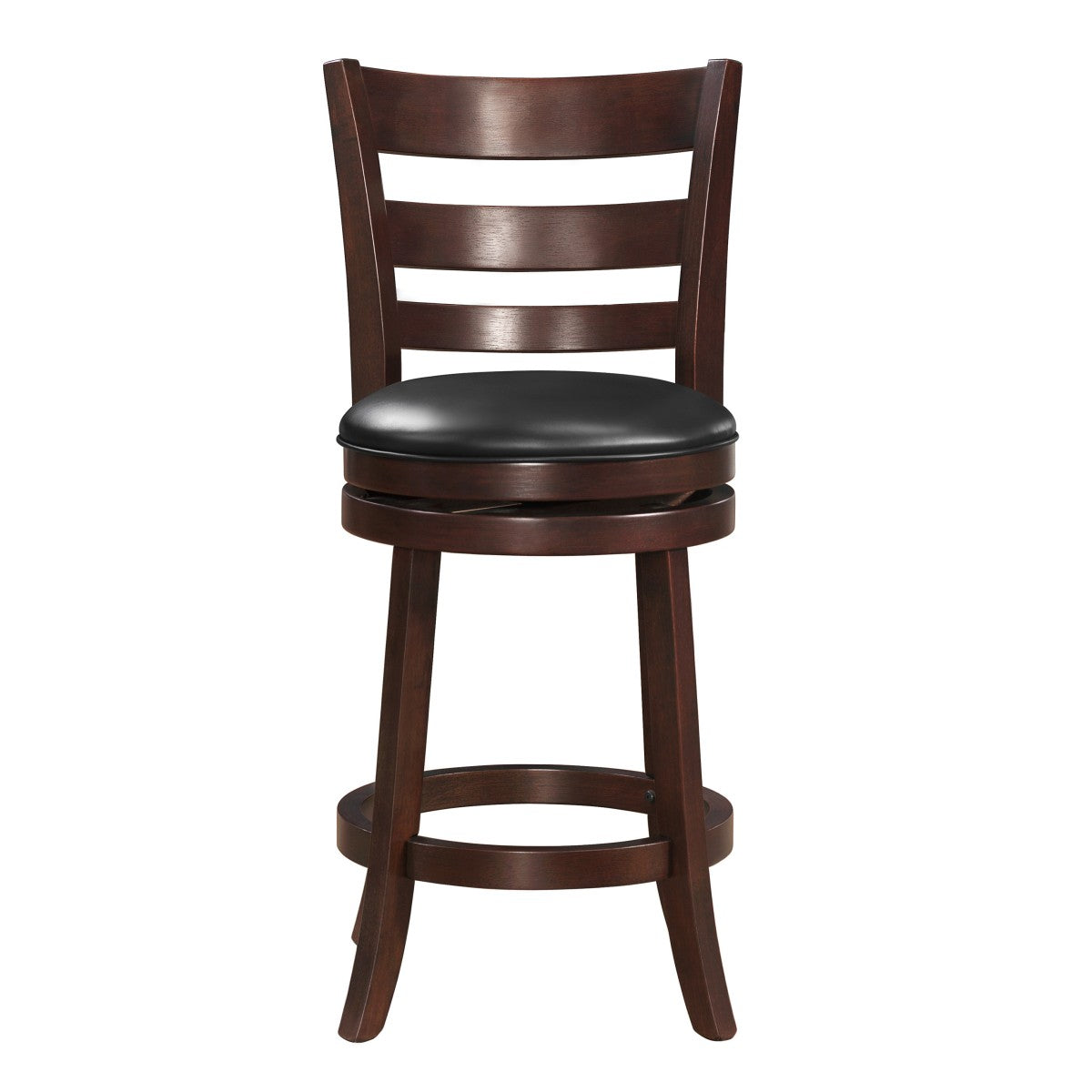 Edmond Swivel Counter Height Chair - Black