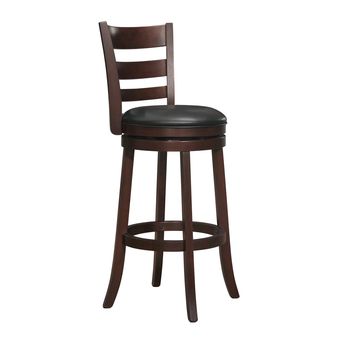Edmond Swivel Pub Height Chair - Black