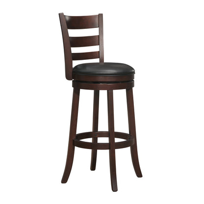 Edmond Swivel Pub Height Chair - Black
