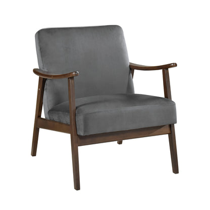 Landers Accent Chair - Dark gray