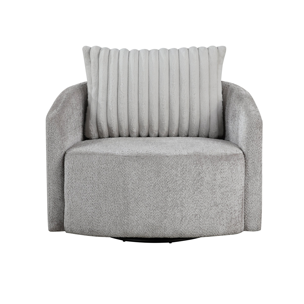 Francine Swivel Chair - Gray