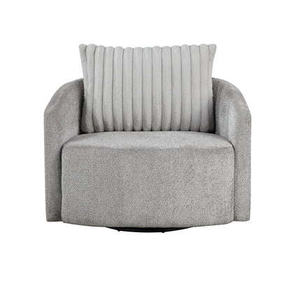 Francine Swivel Chair - Gray