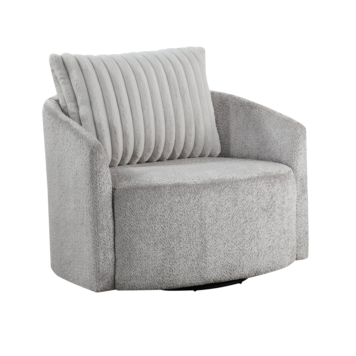 Francine Swivel Chair - Gray