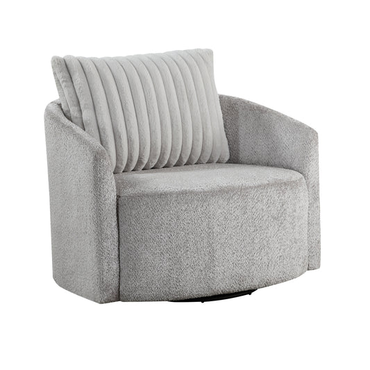 Francine Swivel Chair - Gray