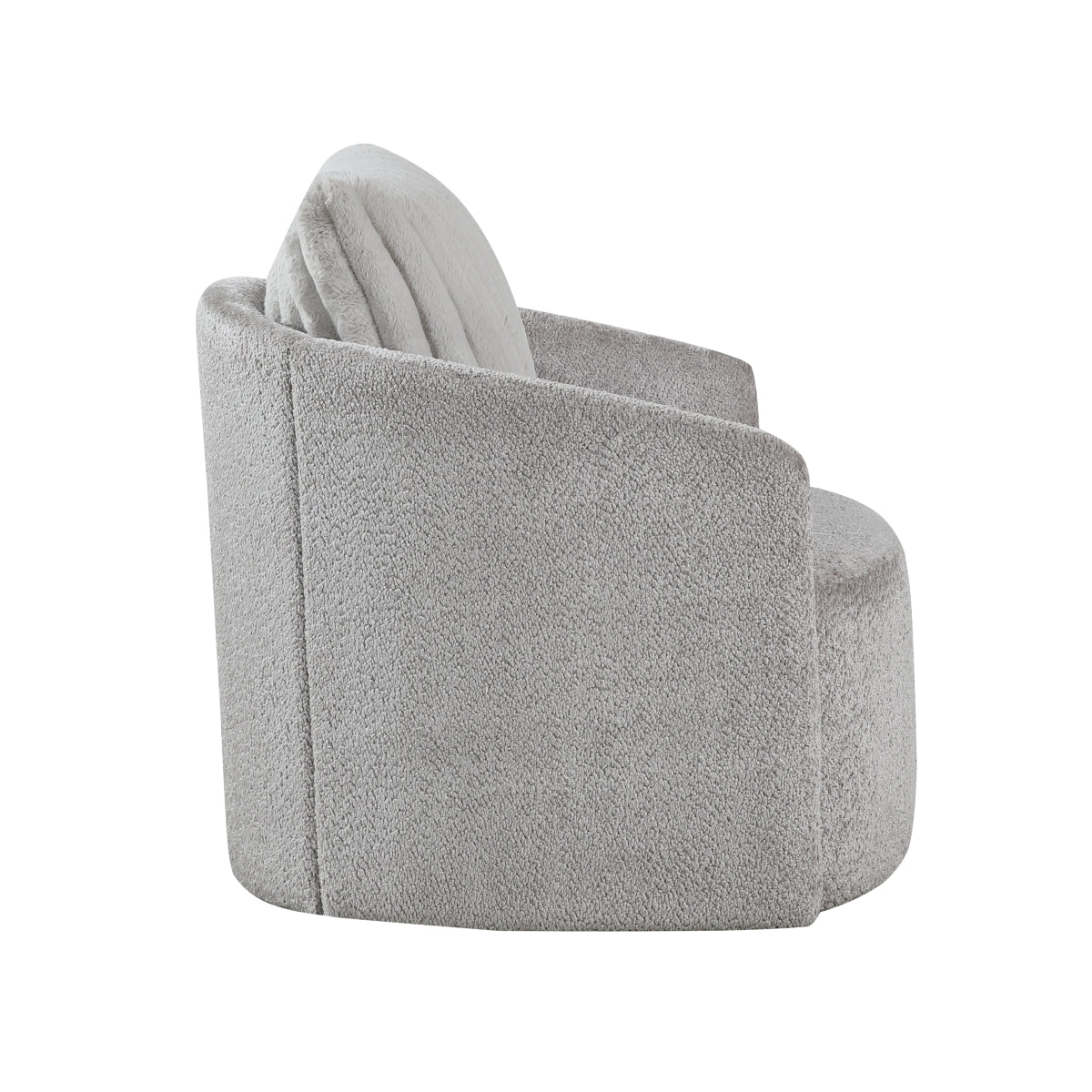 Francine Swivel Chair - Gray