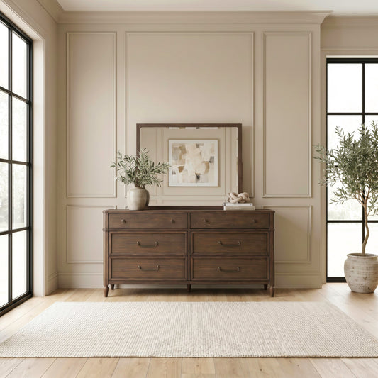 Wesley Hall Dresser & Mirror