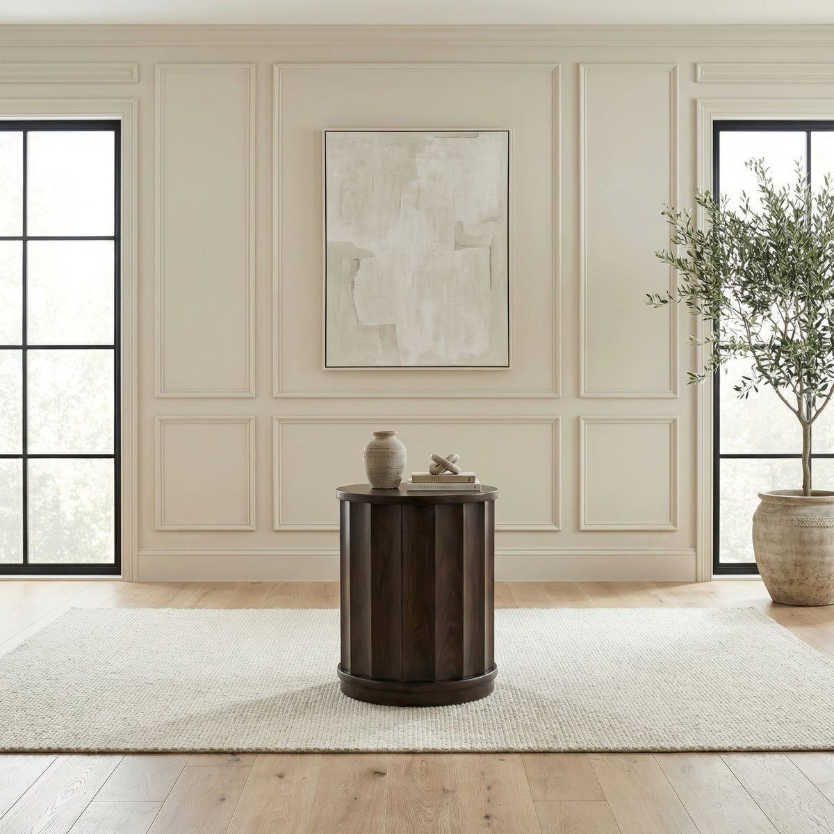 Wesley Hall Round Chairside Table