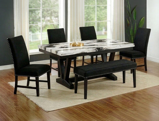 Canden Dining Group Brn Mbl (1318BMBL-6P)