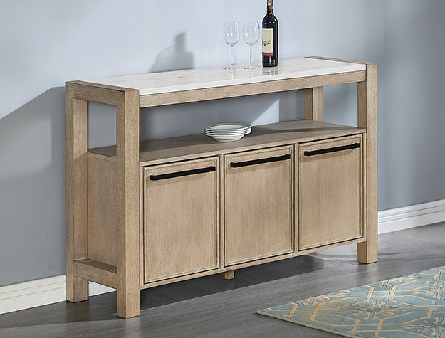 Hazel Genuine Marble Sideboard (1321-SB)