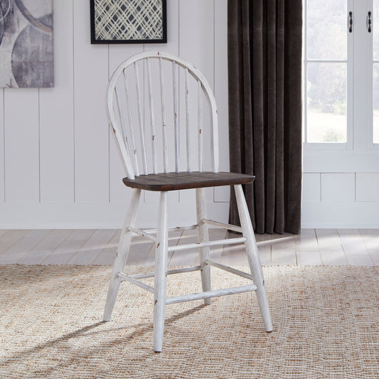Farmhouse Windsor Back Counter Chair