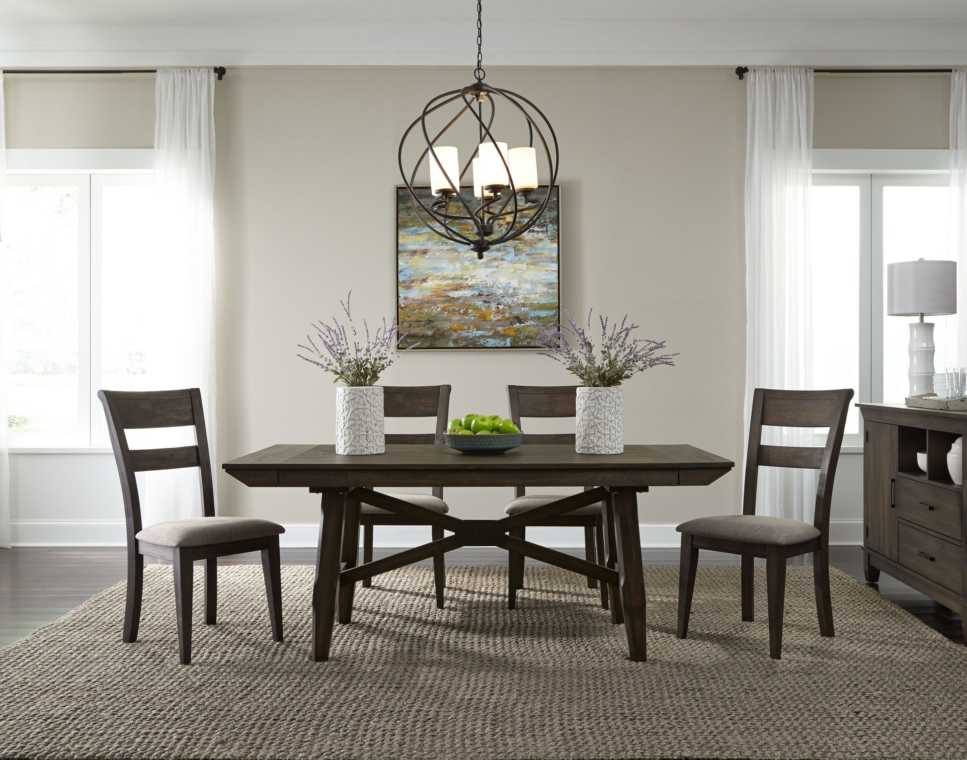 Double Bridge Trestle Table Base